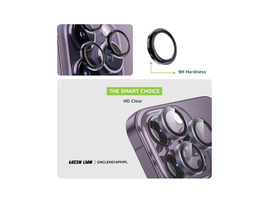 Green Lion iPhone 14 Pro / iPhone 14 Pro Max HD Plus Camera Lens protection Green Lion iPhone 14 Pro / iPhone 14 Pro Max HD Plus Camera Lens protection